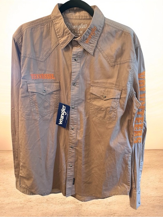 Wrangler Other - Wrangler Men's Tennessee Embroidered Long-Sleeve Shirt - Brand New!